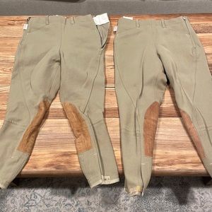 2 Pair—The Tailored Sportsman Riding Breeches